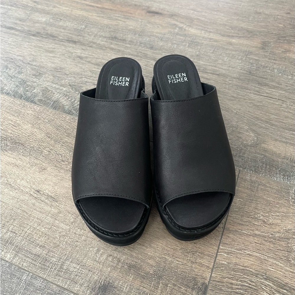 New Eileen Fisher Slide platform Sandal size 5